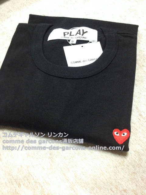 IMG 3248 - Play リトル heart Tシャツのメンズ・ブラックSサイズのご注文♪