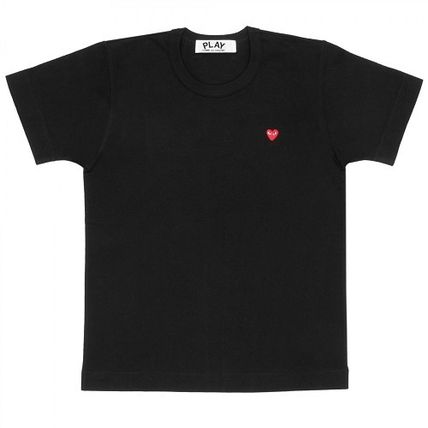Play COMME des GARCONS Little Red Heart Tシャツ 黒