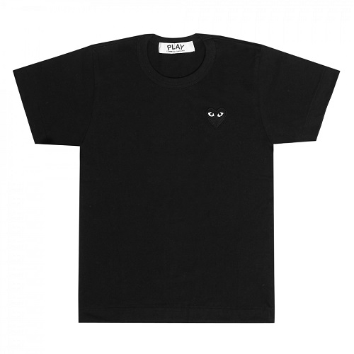 COMMEdesGARCONS PLAY ワンポイントBlack Heart Tシャツ 黒