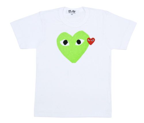 Play-heart-TShirt-Green