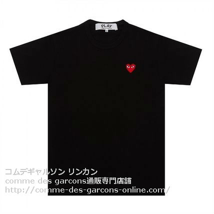 コムデギャルソン プレイ(Play) ワンポイントRed Heart Tシャツ