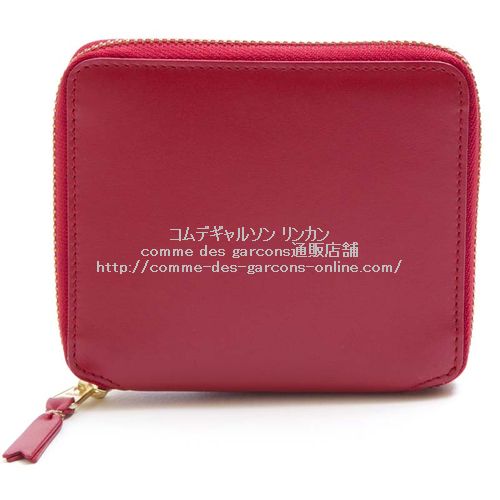 コムデギャルソン ウォレット SA2100 2つ折り財布（赤・レッド）-クラシックレザー・ライン-