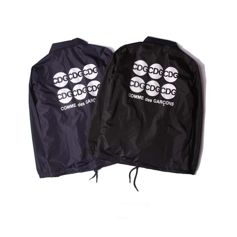 BLACK COMME des GARÇONS メッセージ プリント ブルゾン