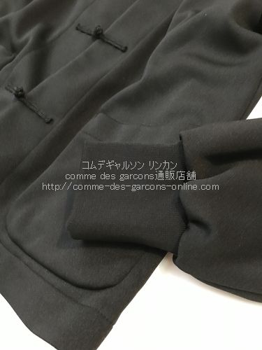 保証書 BLACK チャイナジャケット 17AD GARCONS des COMME ステンカラーコート