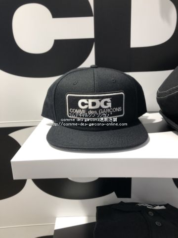 コムデギャルソン キャップ CDG ロゴ