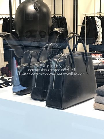 コムデギャルソン吉田カバン 台形型 青山店限定ハンドバッグ-黒-