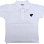 プレイコムデギャルソン キッズ ポロシャツ ホワイト 2 play-kids-polo-bkheart-wh-