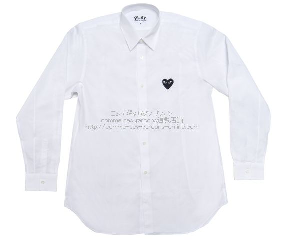 Play-Black-Heart-Shirt-Men-Wh