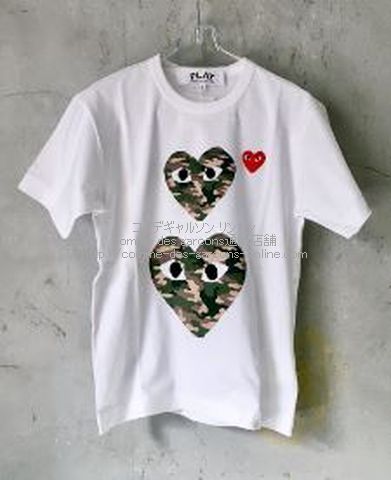 親子ハート 縦並びの柄 プレイ コムデギャルソン Play Comme Des Garcons コムデギャルソン リンカン Comme Des Garcons通販店舗