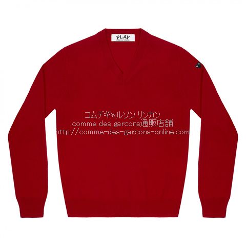 play-little-bk-heart-cotton-v-sweater-red