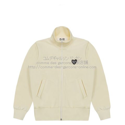 Comme des garcons play shop heart appliqué track jacket