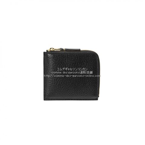 コムデギャルソン SA3100ICAカラーインサイド・黒/青（ミニ財布・小銭入れ・コインケース）