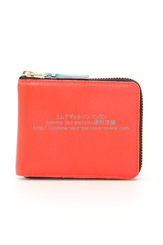 コムデギャルソン財布 SUPER FLUO SA7100SF 2つ折り財布（オレンジ 