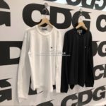 CDG 胸ロゴ ロングスリーブTシャツ（捻れ・ツイストデザイン