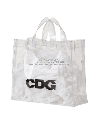 クラフト紙COMME des GARCONS コムデギャルソン PVCバッグビニールCDG