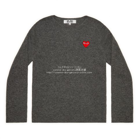 メンズCOMME DES GARÇONS PLAY セーター　グレー