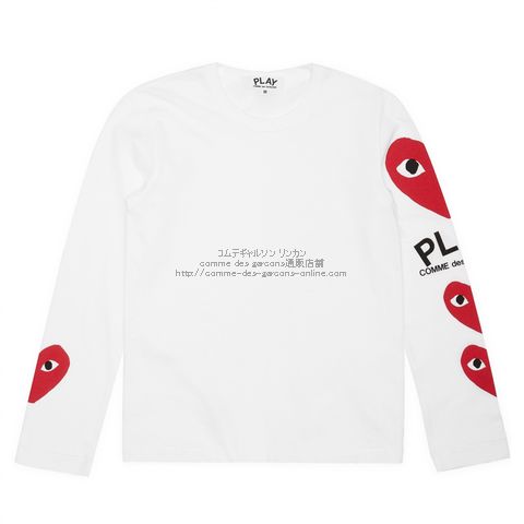 コメントありがとうございますCOMME des GARÇONS ロンＴ 白