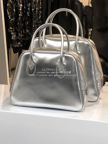 コムデギャルソン COMMEdesGARCONS ステアバッグ シルバー 青山約2129cm