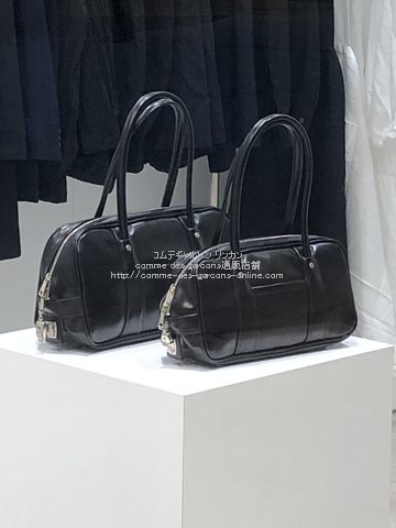 COMME des GARCONS × ace. フェイクレザーボストンバッグW37cm