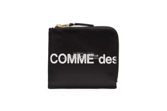 メンズ込み 新品 CDG Wallet Huge Logo SA5100HL 黒