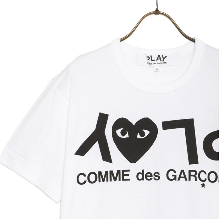 コムデギャルソンCOMME des GARCONSプレイハートロゴ半袖Tシャツ