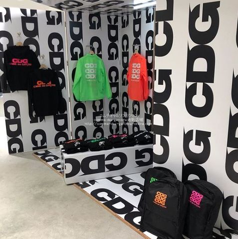 コムデギャルソンcdg バックパック ネオンカラー ロゴ 19年 コムデギャルソン リンカン Comme Des Garcons通販店舗