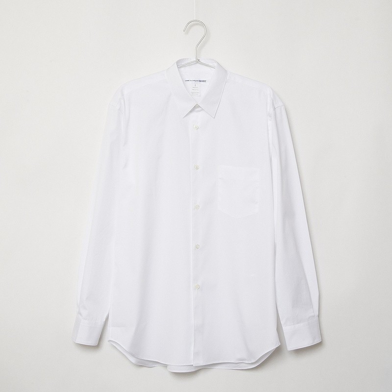 COMME des GARCONS(コムデギャルソン) FZ-B021 Cotton Poplin Shirt Narrow Classic White