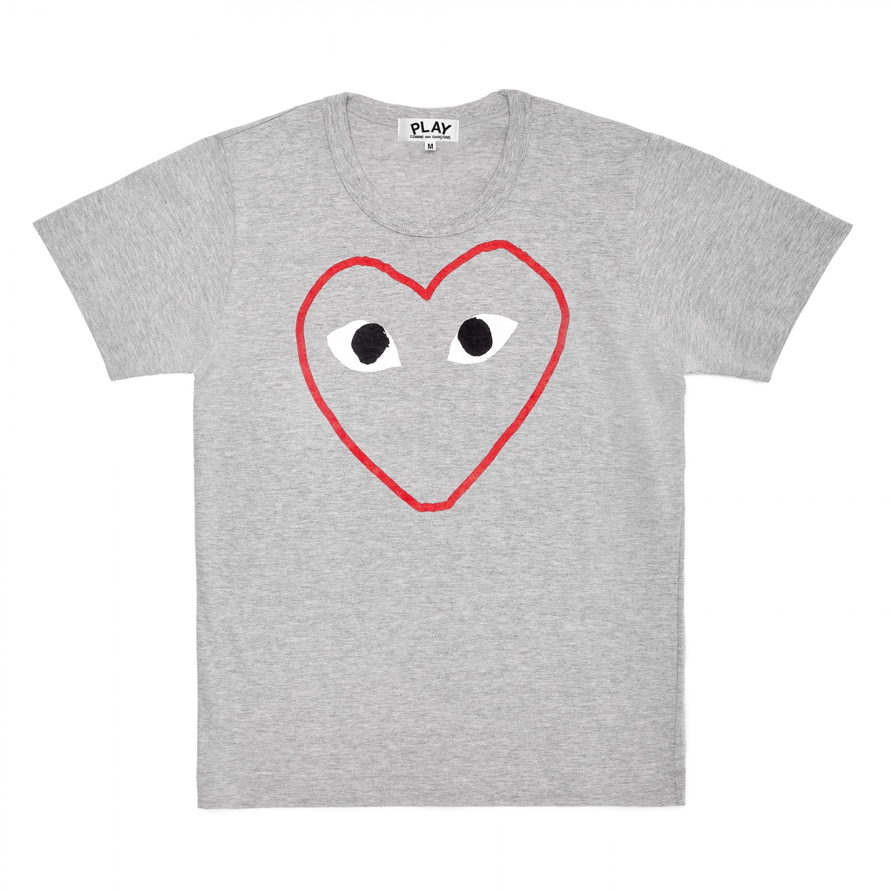 comme des garcons play 見上げる赤ハート　Tシャツ