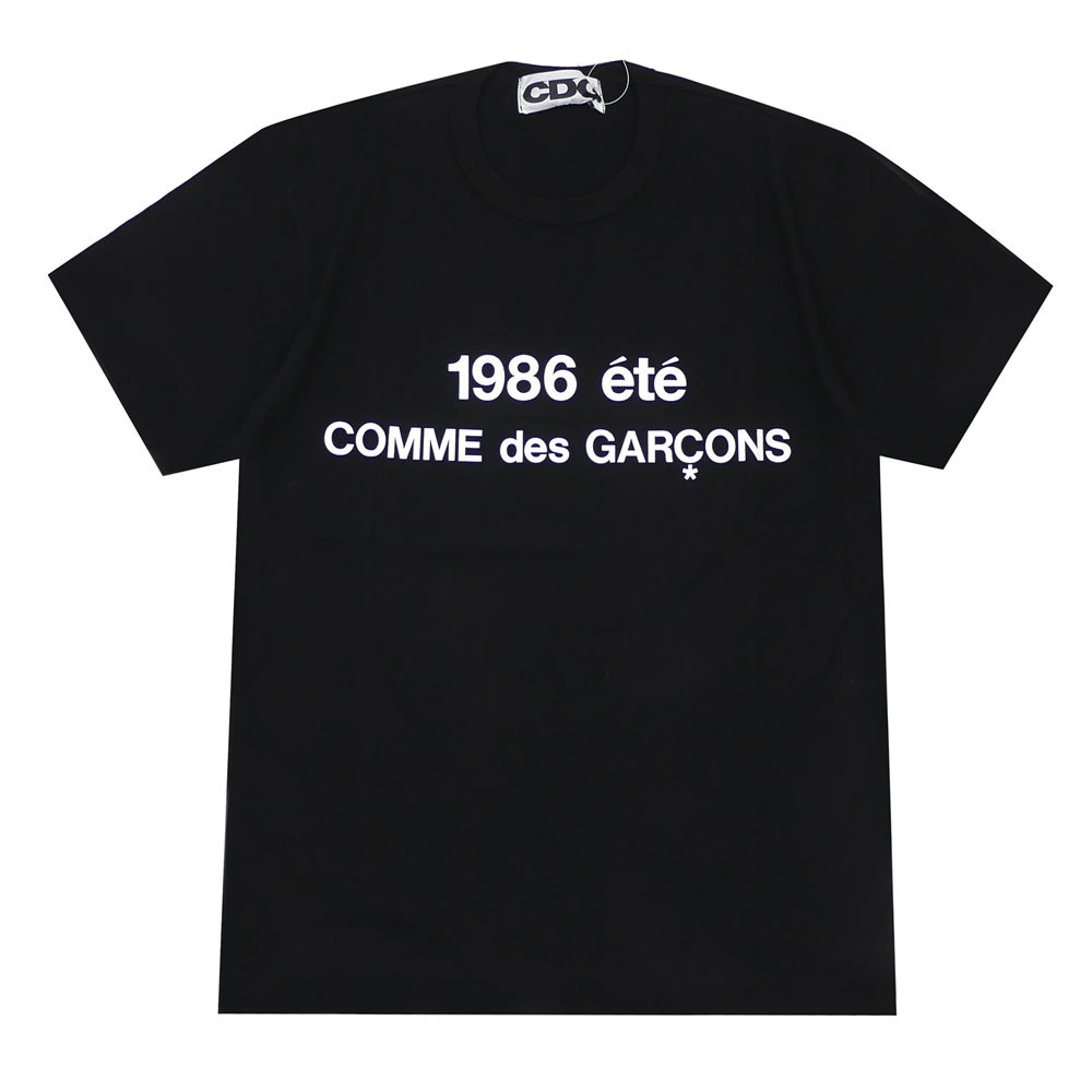 コムデギャルソンCDG限定Tシャツ1986 ete（ブラック・マーケット復刻版）