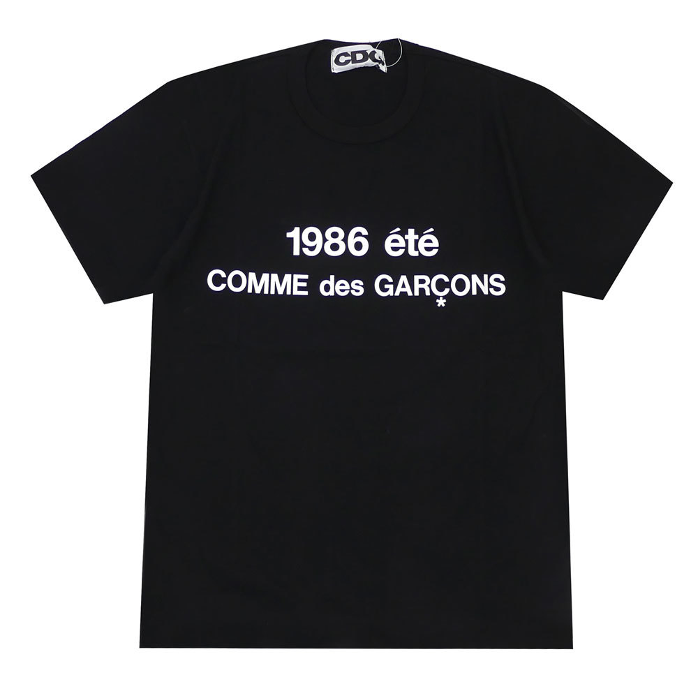 コムデギャルソンCDG限定Tシャツ1986 ete（ブラック・マーケット復刻版 2019 Summer） | コムデギャルソン リンカン-comme  des garcons通販店舗