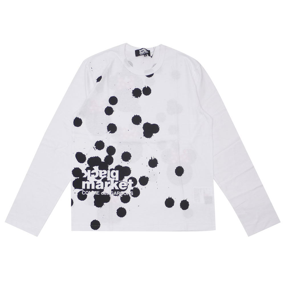 コムデギャルソン ブラックマーケット 19 ミニー長袖tシャツ Black Market Disney Punk Graphic コムデギャルソン リンカン Comme Des Garcons通販店舗