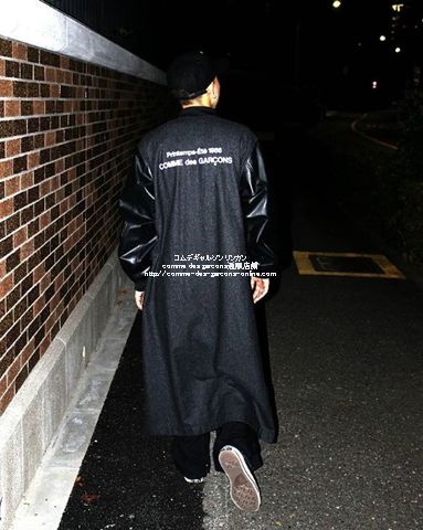 高評価人気】 COMME des GARCONS スタッフコート L black owDjd