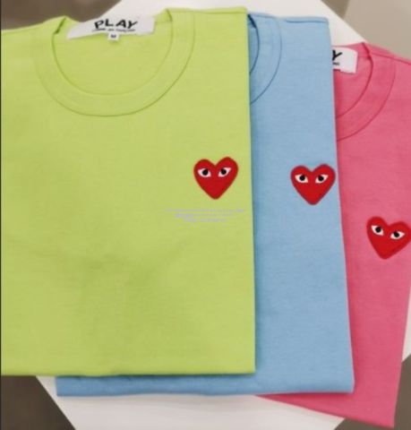 PLAY COMME des GARÇONS ワンポイント ハートロゴ Tシャツ