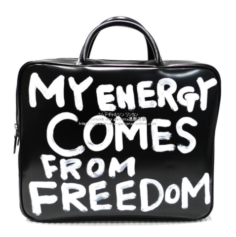 コムデギャルソン青山店限定 吉田カバン メッセージ-MY ENERGY COMES FROM FREEDOM-