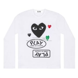 縦長ハート（柄）-Play Comme des Garcons（プレイ・コムデギャルソン