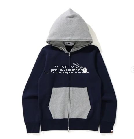 A BATHING APE COMME des GARCONS フーディー | hartwellspremium.com