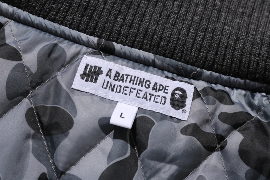 BAPE X UNDFTD VARSITY JACKET-エイプ アンディフィーテッド バー