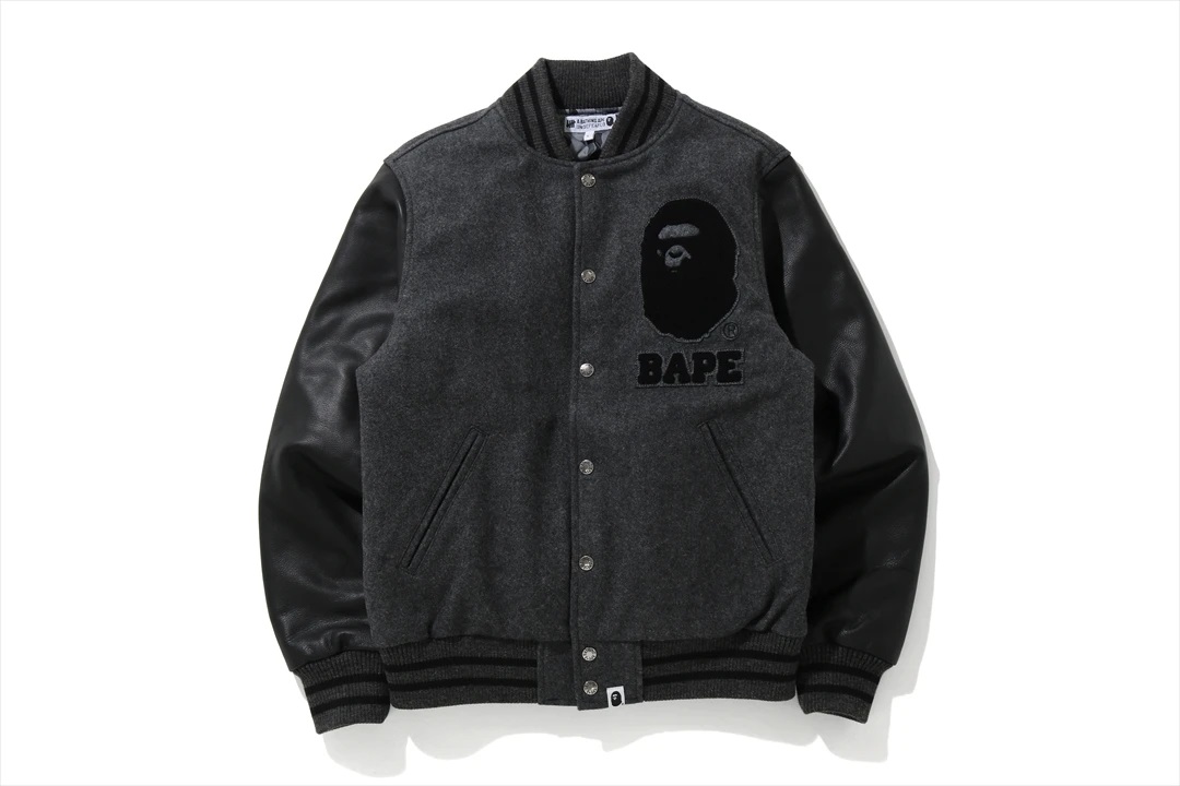 BAPE X UNDFTD VARSITY JACKET-エイプ アンディフィーテッド バーシティジャケット-