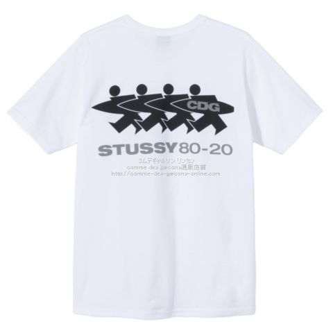 ステューシー×コムデギャルソンCDG限定Tシャツ-STÜSSY40周年記念-