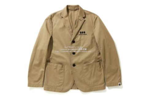 コムデギャルソン大阪 × エイプ限定テーラードジャケット