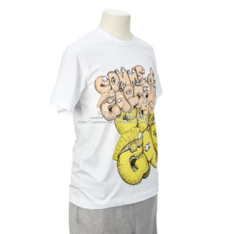カウズ-KAWS-×コムデギャルソンシャツ 限定Tシャツ-C-