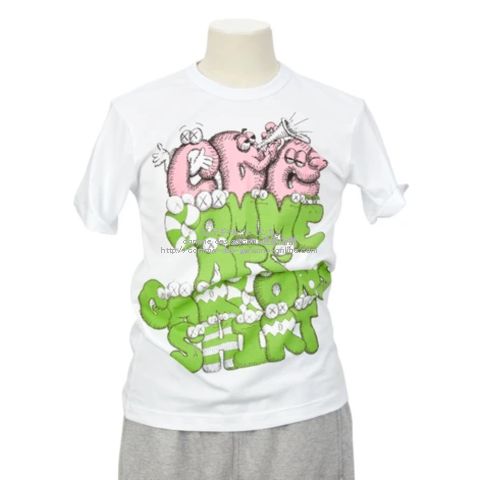KAWS-カウズ-×コムデギャルソンシャツ 限定Tシャツ-B-