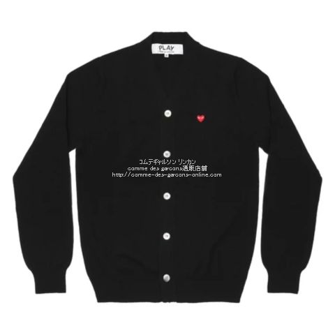 PLAY COMME des GARCONS カーディガン 赤いハート M