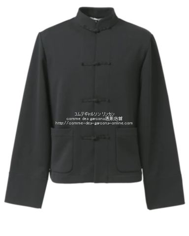 COMME des GARCONS チャイナジャケット 黒-