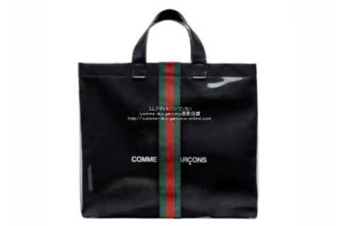 吉田羊さん愛用!!コムデギャルソン×Gucci-グッチ- ブラックPUビニール ...