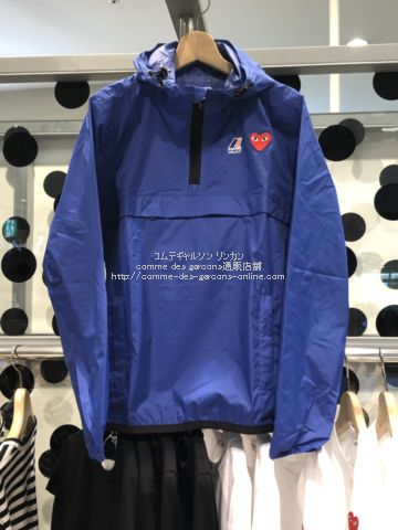 【厳選品】PLAYCOMME des GARÇONS x K-WAYハーフジップハーフジップ