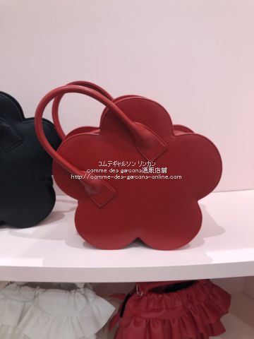 美品レアComme Des Garcons Girl５つ葉フローラルハンドバッグ-