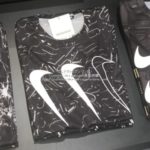 ブラック コムデギャルソン × Nike 縦3本スラッシュ×チェーン コラボTシャツ-2022SS-
