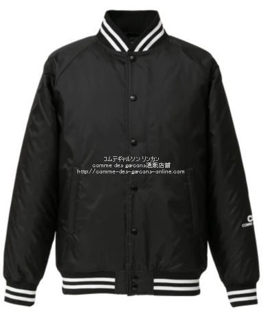 Cdg baseball hot sale jacket