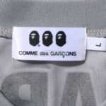batpe-cdg-22ss-footballshirt-gray